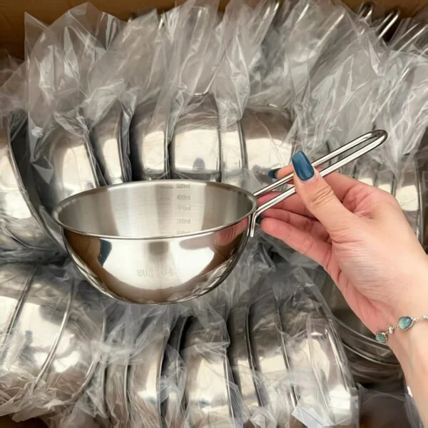 304 steel thickened steel cooking bowl [can be heated by induction cooker]